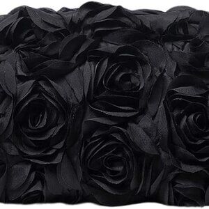 Women's Polyester Floral Clutch Bag 3D Rose Evening Party Prom Handbag